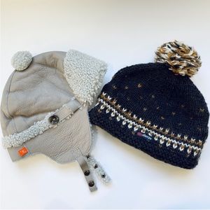 Lambs wool, faux shearling Hat bundle UNISEX